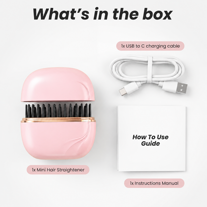 SnapSilk™ Mini Portable Hair Straightener