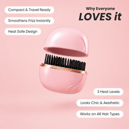 SnapSilk™ Mini Portable Hair Straightener
