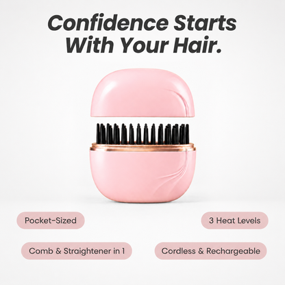 SnapSilk™ Mini Portable Hair Straightener