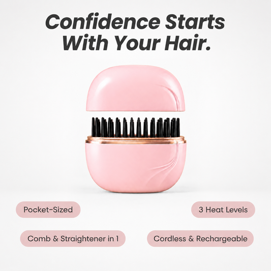 SnapSilk™ Mini Portable Hair Straightener